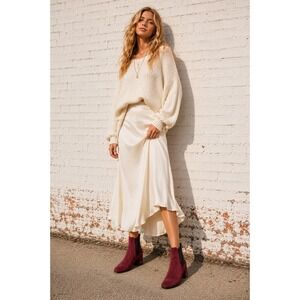 Coach Wine Suede Tia Ankle Boots Block Heel Chelsea Boots Size 8